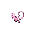 Mew official in-game sprite