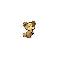 Teddiursa official in-game sprite